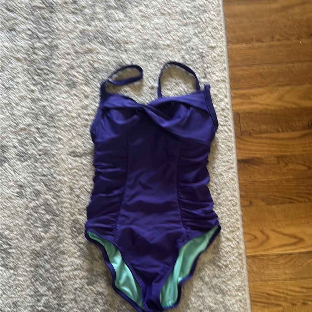 Purple One-Piece Swimsuit